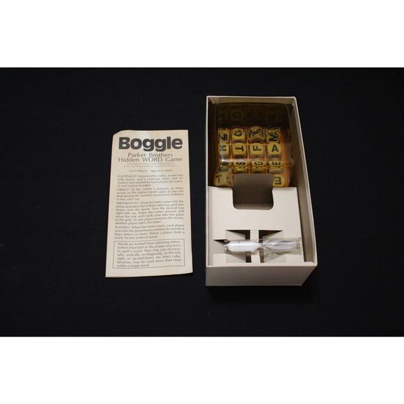 Vintage Boggle Parker Brothers Hidden word game(1976) complete - Picture 4 of 6
